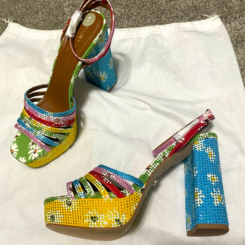 Kurt Geiger Spring Platform Heels size 8.5 US (uk 6) - Picture 3 of 8